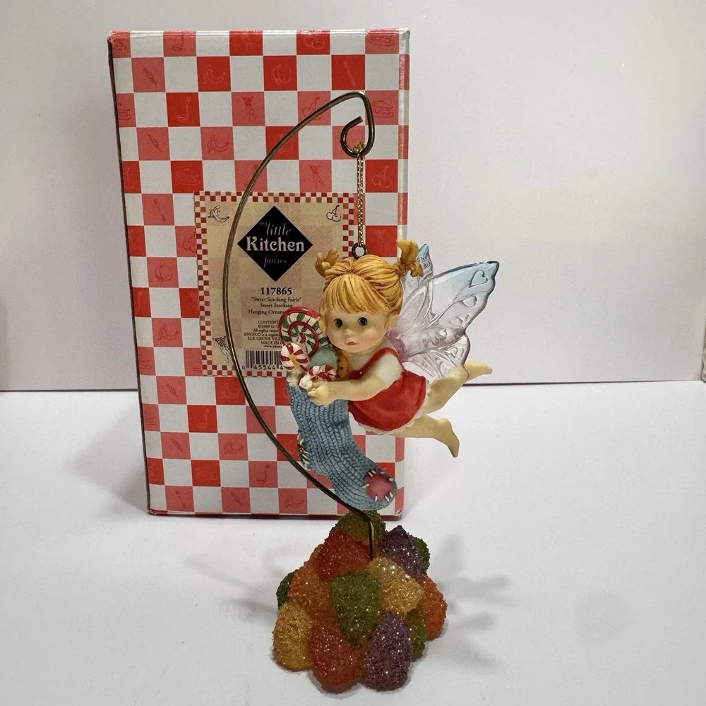My Little Kitchen Fairies -Sweet Stocking- Ornament & Gumdrop Stand Christmas